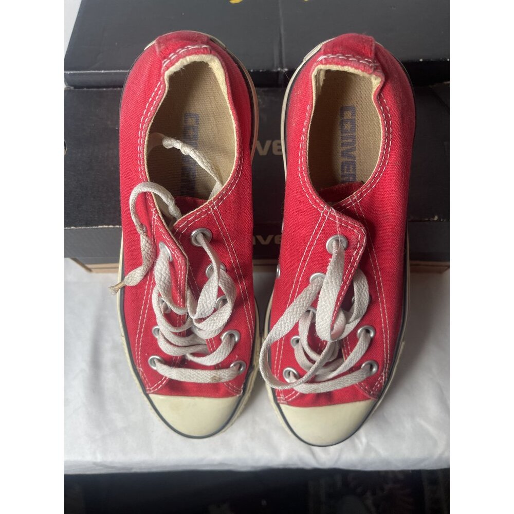 Converse Unisex Chuck Taylor All Star Low M9696 Red Casual Shoes Sneakers M4 W6